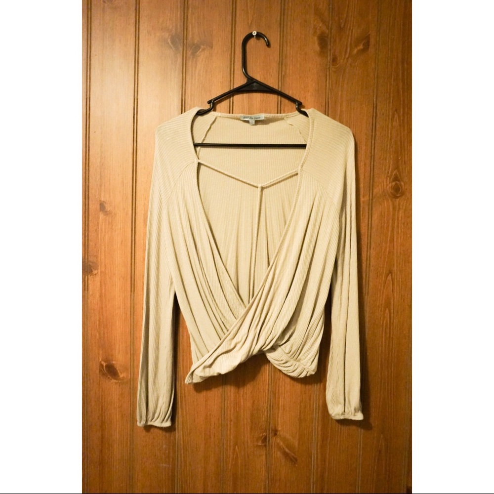 Tan blouse